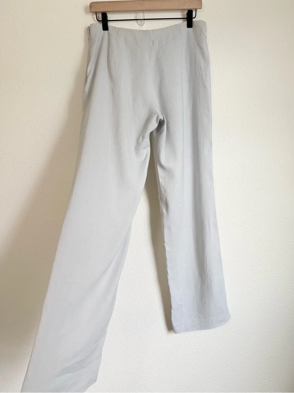 Vintage Banana Republic Linen Blend Wide Leg Pants Y2K Minimalist Chic
